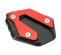 Motorcycle Side Stand Motorcycle Kickstand Side Stand Pad Accessories For Y-AMAHA MT-09 Tracer MT 09 TRACER 900 GT MT09 FZ-09 2019 2020(Black- Silver)