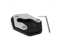 Motorcycle Side Stand Pad CNC Motorcycle Stand Pad Foot Pad For Y&AMA&HA XMAX300 XMAX250(Black)