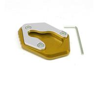 Motorcycle Side Stand Pad CNC Motorcycle Stand Pad Foot Pad For Y&AMA&HA XMAX300 XMAX250(Gold)