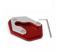 Motorcycle Side Stand Pad CNC Motorcycle Stand Pad Foot Pad For Y&AMA&HA XMAX300 XMAX250(Red)