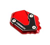 Motorcycle Side Stand Pad For BMW R1250GS R 1250 R1250 GS Kickstand Extension Plate Support Extender Foot Enlarge Motorbike Kickstand Side Stand Enlarge Pad(Red)