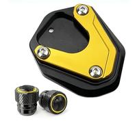 Motorcycle Side Stand Pad For For CB500X For CB 500 X 500X Kickstand Plate Support Foot Enlarge Extender,Valve Caps Motorbike Foot Side Stand Extension Plate