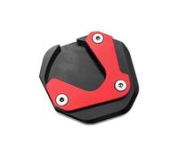 Motorcycle Side Stand Pad For For HORNET For CB750 For CB 750 Kickstand Plate Extension Foot Support Enlarge, Valve Cap Motorbike Kickstand Side Stand Enlarge Pad(Red)