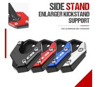 Motorcycle Side Stand Pad FOR H┐ONDA CB125R CB300R CB400X CB500X CB500F CB650R Neo Sports Cafe CB 125 300 400 500 650 R Extension Plate Side Stand Enlarge(Red,N0 LOOG)