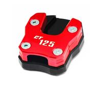 Motorcycle Side Stand Pad For H-ONDA CT125 CT 125 Hunter Cub 2020- Motorcycle Side Stand Pad Plate Kickstand Enlarger Support Extension(Red)