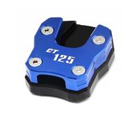 Motorcycle Side Stand Pad For H-ONDA CT125 CT 125 Hunter Cub 2020- Motorcycle Side Stand Pad Plate Kickstand Enlarger Support Extension(Blue)