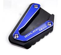 Motorcycle Side Stand Pad For H┐onda Goldwing 1800 GL1800 2002-2017 2016 2015 Motorcycle Accessories Kickstand Foot Side Stand Enlarger Pad(Blue,Goldwing1800)