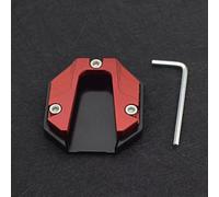 Motorcycle Side Stand Pad for K.T.M 1290 SuperDuke GT 1290, Aluminum Alloy Motorcycle Kickstand Extender with Wrench, Antiski Enlar Foot Extension Pad,Red