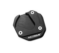 Motorcycle Side Stand Pad For NC750X NC 750X 2017 2018 2019 2020 Kickstand Extension Plate Support Foot Enlarge Motorbike Kickstand Foot Side Stand Extension Pad(Black)