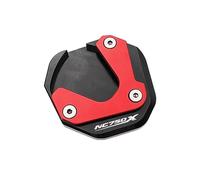 Motorcycle Side Stand Pad For NC750X NC 750X 2017 2018 2019 2020 Kickstand Extension Plate Support Foot Enlarge Motorbike Kickstand Foot Side Stand Extension Pad(Red)