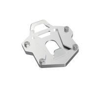 Motorcycle Side Stand Pad FOR Royal Enfield Himalayan 400 411 2020 2021 Sidestand Stand Extension Enlarger Pad Himalayan 411cc BS -4 Motorcycle 2022 2023(Silver,No logo)