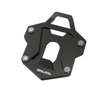 Motorcycle Side Stand Pad FOR Royal Enfield Himalayan 400 411 2020 2021 Sidestand Stand Extension Enlarger Pad Himalayan 411cc BS -4 Motorcycle 2022 2023(Black,With LOGO)