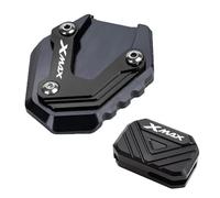 Motorcycle Side Stand Pad For XMAX300 X-MAX300 XMAX 300 Kickstand Plate Extension Foot Support Pads Extender Enlarge Motorbike Foot Side Stand Extension Plate