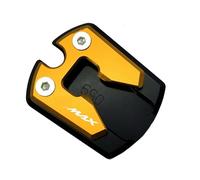 Motorcycle Side Stand Pad For Y-AMAHA NMAX155 N-MAX155 NMAX 155 N-MAX 2015 2016 2017 2018 Motorcycle Kickstand Foot Side Stand Extension Pad Support Plate(Gold)