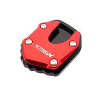 Motorcycle Side Stand Pad For Y-AMAHA XMAX300 XMAX 300 X-MAX 300 X-MAX300 Motorcycle CNC Kickstand Foot Side Stand Extension Pad Support Plate 2023(Black)