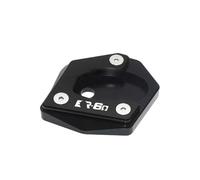 Motorcycle Side Stand Pad Motorcycle Accessories Kickstand Enlarge Plate Side Stand Extension Pad For KAWASAKI ER6N ER6F ER 6n 6f ER-6n ER-6f 2011-2014(Black ER-6N)