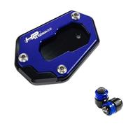 Motorcycle Side Stand Pad Motorcycle Accessories Side Bracket Enlarged Extension Bracket For R1250 GS R 1250 GSA R1250GS/Adventure R 1250GS Rallye HP(HP-A set blue)