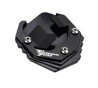 Motorcycle Side Stand Pad Motorcycle Side Stand Enlarge Plate Kickstand Extension For Yam&aha TENERE 700 Tenere700 XTZ 700 T700 T7 2019-2023 2024 2025(Black)