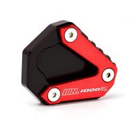 Motorcycle Side Stand Pad Plate Kickstand Enlarger Support Compatible With M1000R M 1000R 2023 2024 2025(RED)
