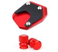 Motorcycle Side Stand Plate Pad For For CB400X For CB 400 X 400X Extension Foot Kickstand Support Extender,Valve Caps Motorbike Foot Side Stand Extension Plate