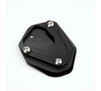 Motorcycle Side Stand Plate Pad For For CB400X For CB 400X For CB400 X Extension Foot Kickstand Support, Valve Cap Motorbike Kickstand Side Stand Enlarge Pad(Black)