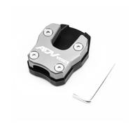 Motorcycle Side Stand Plate Pad For PCX125 PCX150 ADV150 2019-2021 CNC Side Foot Stand Enlarger Plate Kickstand Extension Pad(Silver-ADV150)