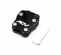Motorcycle Side Stand Plate Pad For PCX125 PCX150 ADV150 2019-2021 CNC Side Foot Stand Enlarger Plate Kickstand Extension Pad(Black-ADV)