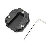 Motorcycle Side Stand Plate Pad, Kickstand Extender Foot Side Stand Anodic Oxidation Coloring High Strength Kickstand Pad Plate Support Accessory for Outdoor Surface
