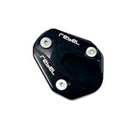 Motorcycle Side Stand Plate Pad Motorcycle Accessories Kickstand Side Stand Extension Enlarger Plate Pad For Rebel 250 500 300 CMX300 CMX500 2017-2025