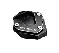 Motorcycle side support enlarged foot support pad For Hon@&da NC750X NC 750X NC750 X 2014-2020 2021-2023 Motorcycle Key Chain Side Stand Pad Kickstand Enlarger Support Extension(2014-2020 Black-B)