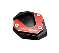 Motorcycle side support enlarged foot support pad For Hon@&da NC750X NC 750X NC750 X 2014-2020 2021-2023 Motorcycle Key Chain Side Stand Pad Kickstand Enlarger Support Extension(2014-2020 Red-B)