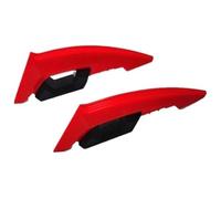 Motorcycle Side Wing 2PCS Universal Motorcycle Winglet Aerodynamic Spoiler Dynamic Wing Decoration Sticker Motorbike Scooter Panel Cover Fairing(R)