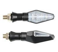 Motorcycle Signal Lamp 2 Pieces Universal Motorcycle Turn Signal Light Flasher Indicator Motorcycle Rear Tail Brake Flasher Light Stop Signal Light Accessorie
