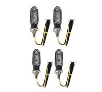 Motorcycle Signal Lamp Motorcycle 12V 10mm Turn Signal Lights Amber Flasher Front Rear Turn Signal Light Indicator Lamp Universal
