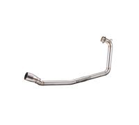 Motorcycle Silencer For Suzuki For GSX-R150 For GSX-R125 Stainless Steel Front Section R77 Real Carbon Fiber Tail Section(Front section)