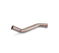 Motorcycle Silencer For ZX-10R 2016-2020 Titanium Alloy Middle Section 470 Oblique Tail Large Hexagonal Real Carbon Fiber Tail Section(Middle section)