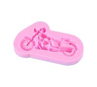 Motorcycle Silicone Mold Bicycles Tools Chocolate Fondant Mold for Cake Decorations Cupcake Baking Bike Cake Chocolate Fondant Molds Silicone Keychain
