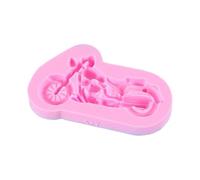 Motorcycle Silicone Mould Bicycles Tools Chocolate Fondant Mould for Cake Decorations Cupcake Baking Bicycle Mould Cake Mould Silicone Key Ring Mould Cake Moulds Chocolate