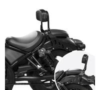 Motorcycle Sissy Bar Backrest for Rebel 1100 CMX1100 CM1100 2021 2022 2023 2024 2025 2026 Detachable Driver Passenger Rear Seat Leather Upright Back Rest