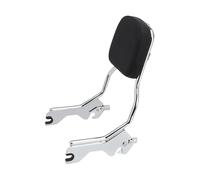 Motorcycle Sissy Bar Black Chrome Motorcycle Rear Pessenger Sissy Bar Upright Backrest Fit For Harley Street Deluxe 2018-2023 Passenger Backrest(Chrome)