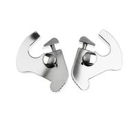 Motorcycle Sissy Bar Fit For Harley Softail Motorcycle Backrest Detachable Rotary Sissy Bar Luggage Racks Latch Latches Clips Kit Passenger Backrest Support(Luggage Rack Latch B)