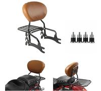 Motorcycle Sissy Bar Luggage Rack W/Backrest For Indian For Challenger For Elite/Dark For Horse Icon 2022