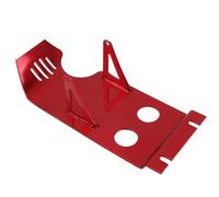 Motorcycle ski d plate For PIT For BIKES For ATOMIK Yx140 150 160CC Engine Protecting Plate Heavy Duty Alloy Bash Aluminum LuminumSkid Plate Plate(Red)