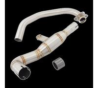 Motorcycle Slip On Exhaust Escape Modified Interface Stainless Steel Front Middle Link Pipe For SUZUKI DR160 DR150S Automotive