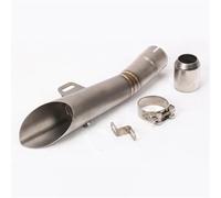 Motorcycle Slip On Exhaust Muffler For R6 R3 R 6 3 MT09 M-T09 Pit Bike ATV Universal Motorcycle GP Exhaust Motocross Modified Pipe Racing Muffler(B)