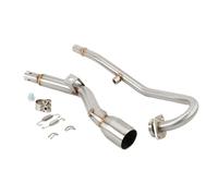 Motorcycle Slip-on Exhaust Muffler Header Down Link Pipe For Suzuki DR 125 SM 2008 2009 2010 2011 2012 2013 2014 2015