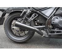 Motorcycle Slip On Exhaust Muffler Pipe Tube for CMX CM 1100 Stainless Steel Tail Link Exhaust System Compatible with Ho-nda Rebel CMX1100 CM1100 REBEL1100 Rebel1100 2021-2024(Without Silencer)