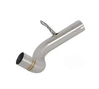 Motorcycle Slip on Exhaust Muffler Slip On for Titanium Alloy Motorcycle Exhaust Middle Link for Pipe Modify Mid Muffler for Escape For VOGE DS900X 900DS(Stainless Steel)