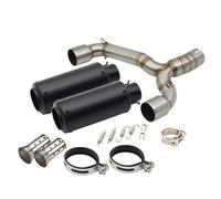 Motorcycle Slip On Exhaust Pipe For Suzuki GSR600 GSR400 BK600 BK400 Exhaust Muffler Pipe Middle Link Pipe Tube 400CC 600CC Exhaust Pipe Silencer(Color 6)