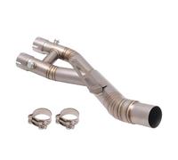 Motorcycle Slip On Exhaust System Modify Middle Pipe Connect Original Muffler For Yamaha YZF-R1 R1 R1M MT10 2015-2022 Assembly parts